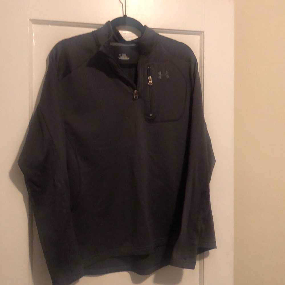 Men’s Gray UnderArmour Halfzip
